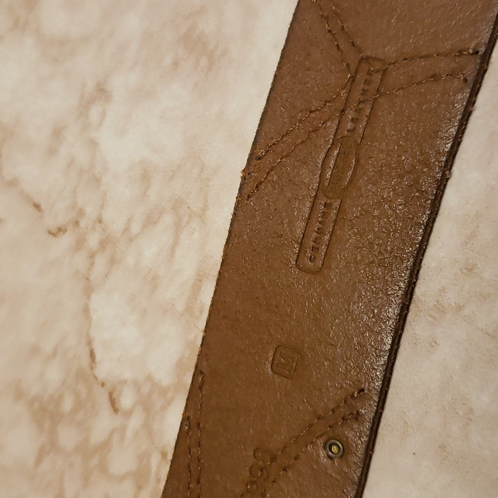 Fossil Multicolor Leather Patchwork And Metal Tin… - image 5